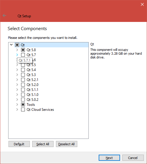 installation qt5 - etape 5
